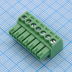 15EGTK-3.5-07P-14-00, Разъемный клеммный блок, 7 контактов. Серия 15EGTK-3.5