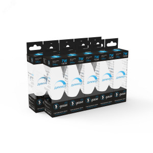 Лампа Свеча 7W 590lm 6500К E14 диммируемая LED 1/10/100 103101307-D