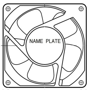 4715MS-12T-B5A-A00, Вентиляторы переменного тока AC Axial Fan, 119x38mm, 115VAC, 102CFM, Flange, Terminal