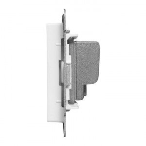 Механизм розетки TV, опроходная, белый Эпика EKF UP1-SOW-TV-2