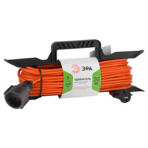 Удлинитель-шнур на рамке 1х20м без заземл. 10А IP20 UFx-1-2х1.0-20m ПВС 2х1 Б0043040