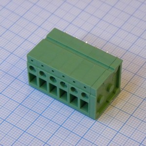DG105V-5.0-06P-14-00A(H), Винтовой клеммный блок