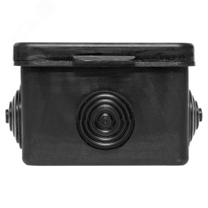 Коробка распаячная КМР-030-036 65х65х50 4 мембранных ввода черн. plc-kmr2-030-036-b