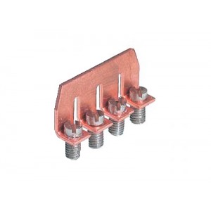 Соединительная перемычка 9703/8-4, Соединительная перемычка, 4 полюса, неизолированная, винтовая, для клемм: 9700 A/8