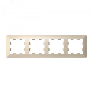 ATLASDESIGN AIR 4-постовая РАМКА, БЕЖЕВЫЙ/дымчатый белый ATN220204