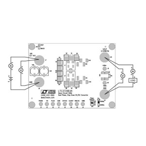 DC509B, Средства разработки интегральных схем (ИС) управления питанием LTC3729EUH Demo Board