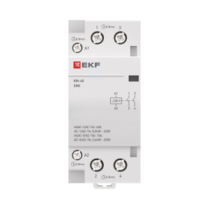 Контактор модульный КМ 40А 2NО (2 мод.) km-2-40-20