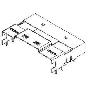 U10-A074-201T, Соединители для ввода/вывода R/A 8X 30u No Reso. High Speed Connector