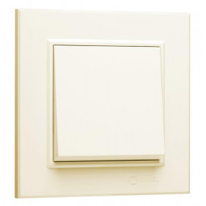 Выключатель 1-кл. СП Karea 10А IP20 крем. 56010001