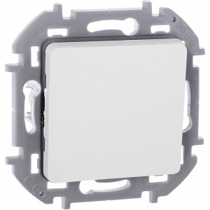 Выключатель кнопочный Inspiria 6А 250В без фиксации НО/НЗ механизм бел. Leg 673690