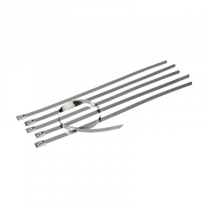 Хомут кабельный 4.6х250 сталь (уп.50шт) 07-0258