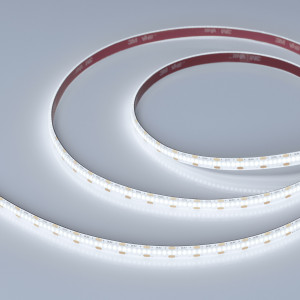 Лента герметичная COB-SE-X360-8mm 5V White6000 (5 W/m, IP65, CSP, 5m) 041708, Лента COB сплошной засветки без видимых светодиодов, IP65 (SE - силиконовое покрытие). Светодиодов CSP 360 шт/м. Цвет свечения БЕЛЫЙ 6000K, высокий индекс цветопередачи CRI>90, угол 140°. Мощность 5 Вт/м, питание 5 В. Размеры 5000х8х4 мм. Мин.отрезок 13,9