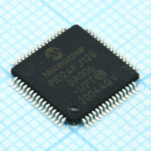 PIC24FJ128GA006-I/PT, 16-битный микроконтроллер 128KB Flash