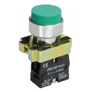 Кнопка управления LAY5-BL31 без подсветки зеленая 1з BBT70-BL-K06