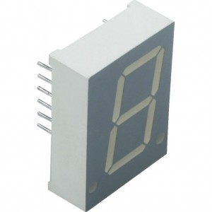 SC08-11GWA, 1 разрядный индикатор 20,32мм/зеленый/568нм/3-10.5мкд/ОК