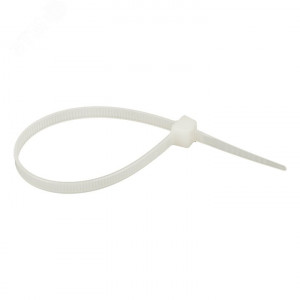 Хомут кабельный 4.8х180 нейл. бел. (уп.100шт) plc-c-4.8x180