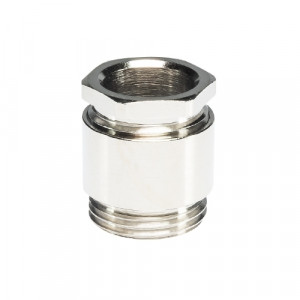 Кабельный ввод M25x1,5, Кабельный ввод, M25х1,5, диапазон зажимаемых проводников: 8,5 - 17,5 мм, SW 25 мм, IP54, материал: латунь, покрытие: никель