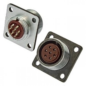 RM18-7-ZK, Соединитель цилиндрический диаметр 18 мм 7 контактов 560 В 5 А