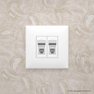 Avanti Розетка телефонная в стену двойная, 