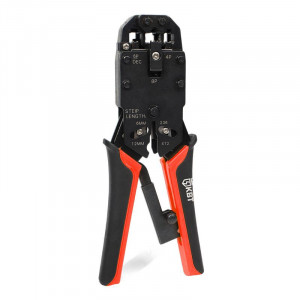 JT-03, Клещи для обжима разъемов 8Р8С (RJ-45), 6Р6С (RJ-12), 6P4C (RJ-11), 6Р2С, 4P4C, 4P2C (RJ-22), встроенные модули