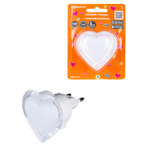 Ночник "Амур" с выключателем, 0,3 Вт, 220 В SQ0357-0030