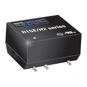R1SE-0512/H2-R, Преобразователь DC-DC на печатную плату вход 5В выход 12В 0.084A 1Вт 5-Pin SMD модуль лента на катушке