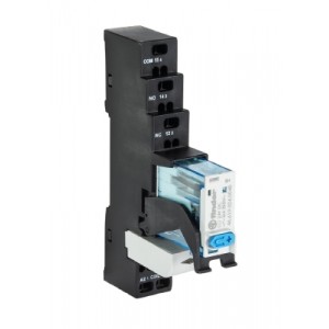 Релейный модуль FLARE MR 24VDC-1W-AU-F, Интерфейсный релейный модуль, 1 переключающий контакт, материал контакта: AgNi + мкм Au рабочее напряжение: 24 V DC, номинальное напряжение переключения: 250 V AC, коммутируемый ток: 16 A, с пружинной фиксацией провода, серия flare MOVE MR