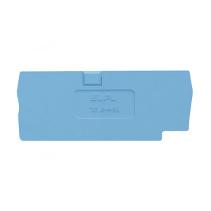 Торцевая крышка TC1.5-4-BU-EA, Торцевая крышка, для клемм TC1.5-4-..., цвет: синий