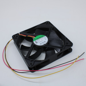 EEC0251B1-000U-G99, Вентилятор 12В 3100об/мин 120x25 B 183,8м3/час, 44,5дБ, подшипник качения, дополнительный вывод датчика скорости