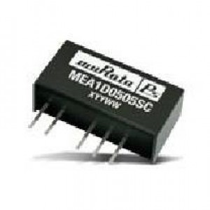 MEA1D4812SC, Преобразователи постоянного тока в постоянный с изоляцией 1W 48Vin +/-12Vout +/-42mA 1kVDC SIP