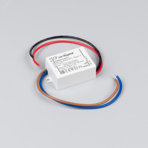 Блок питания ARJ-KE40250-PFC-TRIAC-A (10W, 250mA) 028780, Диммируемый источник тока по стандарту TRIAC с гальванической развязкой для светильников и мощных светодиодов. Входное напряжение 220-240 VAC. Выходные параметры: 27-40 В, 250 mА, 10 Вт. Встроенный PFC >0,92. Негерметичный пластиковый корпус IP 44. Габари