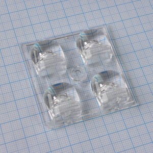 C15014_STRADA-2X2-T4-B, Квадратная модуль линза 2x2 на 4светодиода LG Innotek серии  LEMWA33X