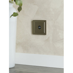 BRITE Розетка TV проходная РТВ10-0-БрШ шампань BR-A10-P-K37