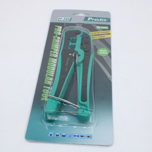 CP-393, Кримпер для обжима разъемов RJ-45 (8P8C), RJ-12 (6P6C), RJ-11 (6P4C и 6P2C), RJ-22 (4P4C и 4P2C)