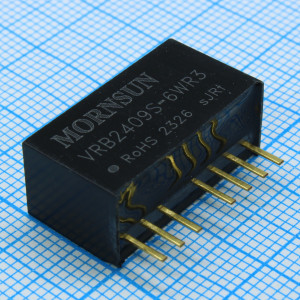 VRB2409S-6WR3, Преобразователь DC/DC мощность, Вт: 6 вход 24(18-36)В выход 9В изоляция: 1500В