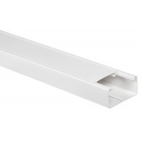 METRA Кабель-канал парапетный 100х50мм с крышкой шириной 75мм белый 638081