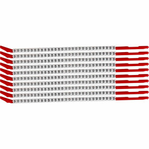 brd313113, SCN-10-D клипсы, легенда "D", нейлон, для провода диаметром 2.8-3.4мм, 300 шт. в упак.