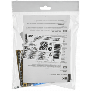 TEKFOR Шина N ноль неизолированная на универсальном держателе 6х9-12-С IEK TF-NN10-12-DL-K07