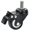 Ролик с тормозом М12 черный ITK-HP-M12
