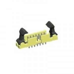 10078991-G22-14ULF, Проводные клеммы и зажимы Eject Latch,Low Prof Shrd,T/H,Dbl Rw, 14P