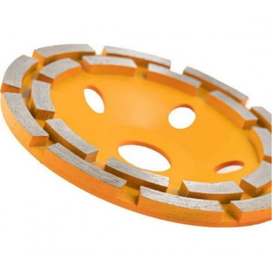 Чашка алмазная зачистная 125мм двухрядная 73/10/3/6