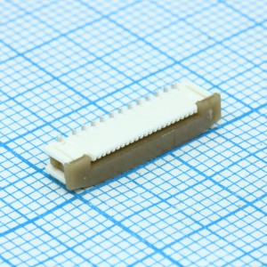 525592253, Соединитель FPC 22 контакта шаг 0.5мм для поверхностного монтажа лента на катушке