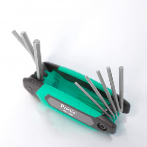 HW-122M, Набор ключей-шестигранников 1.5, 2, 2.5, 3, 4, 5, 6, 8 мм (8 шт)