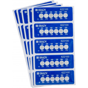 brd622100, TIL-6-182C/360F Этикетка - индикатор температур (1упак/30 шт.)