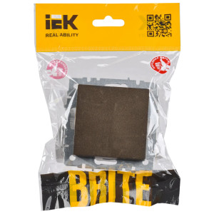 Выключатель проходной 1-кл. СП BRITE ВС10-1-6-БрТБ 10А бронза BR-V12-0-10-K45