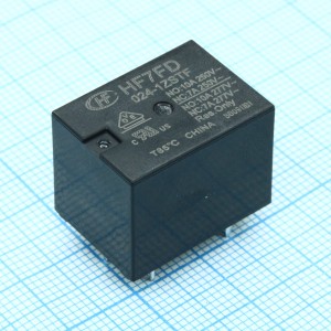 HF7FD/024-1ZSTF, Реле силовое 20А одна группа на переключение катушка 24В
