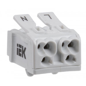 Клемма пружинная соединительная КСПн2-L+N UKZ-B06-2P-F1-E0-10