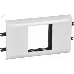 DLP Рамка и суппорт на 2 модуля для кабель-каналов с шириной крышки 65мм белая 010952