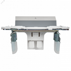 SKANDY Выключатель 1-клавишный проходной с индикацией 10А SK-V08Gr серый IEK SK-V12-1-10-K03