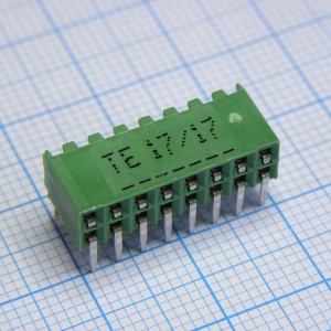 216604-8, Разъем типа плата-плата, угловой, 2.54 мм, 8 контакт(-ов), Гнездо, Серия AMPMODU HV-190, 2 ряд(-ов)